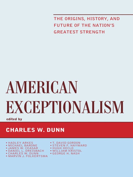 Title details for American Exceptionalism by James W. Ceaser - Wait list